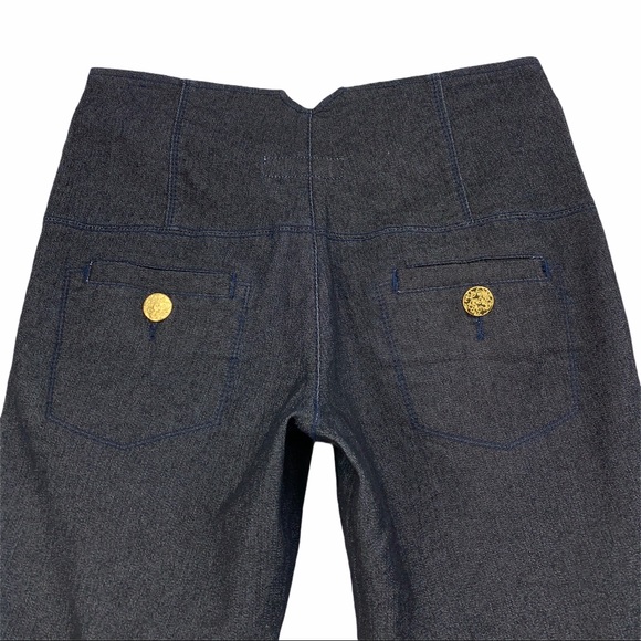 Edgy Bermuda Length Jeans Shorts - Picture 6 of 10